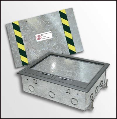 electrical floor box concrete|retrofit concrete floor box.